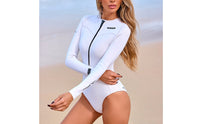 Sun Protection 2mm Full Body Wetsuit Thermal Insulation Women's Full Body Wetsuit Flexible Fit Long Sleeve Diving Suit Waterproof for Surfing, Snorkeling