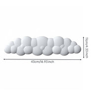 Ergonomic Wrist Support Pad Easy to Clean Silicone Cushioned Wrist Pad Waterproof Computer Accessory for Office Workers, Coders