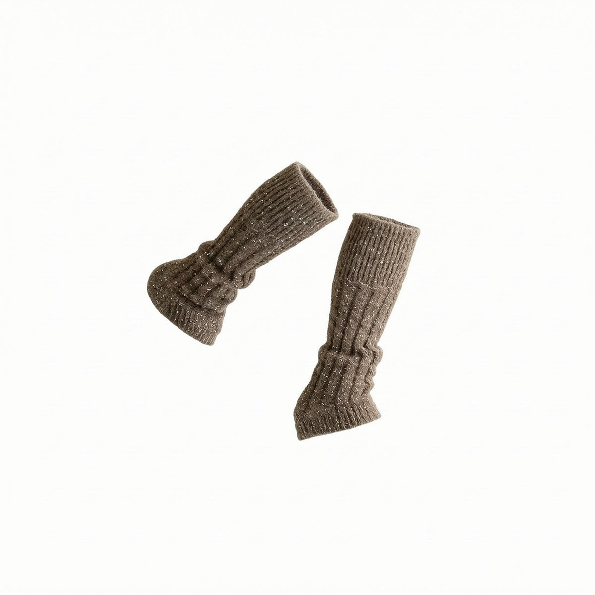Figure Skating Leg Warmers Speckled Ice Sport Gear Fluffy