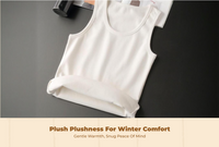 Men's Fleece Lined Thermal Vest for Winter
