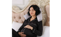 V-Shaped Maternity Pillow Removable Washable Cover Full Body Maternity Pillow