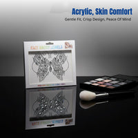 Eco-Friendly Acrylic Crystal Chest Sticker, Body Decoration, Party