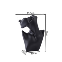 Necklace and Earring Display Bust Matte Finish Necklace Display Bust