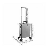 Professional Makeup Expert Case 3-Color Illuminated LED Makeup Case Adjustable Brightness for Wedding, Salon, Travel