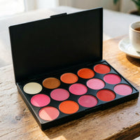 15-Color Lipstick Palette Portable Personal Care Item High Pigment for Studio