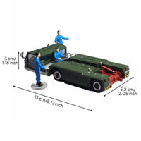 Diecast Aircraft Pushback Tug Alloy Body Airplane Tow Tug Model Souvenir Gift Towbarless Aircraft Tug Model for Desk Decoration