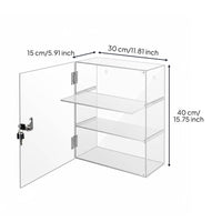 Locking Acrylic Display Case Lockable Clear Display Case High Clarity