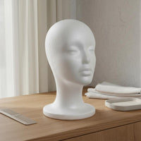 Foam Mannequin Head Pinnable Foam Hairpiece Stand Long-Lasting for Retailers