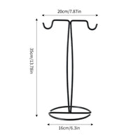 Freestanding Purse Display Stand Black handbag Display Stand Upright Frame Retail Fixture