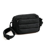 Quilted Crossbody Bag Adjustable Strap Puffer Shoulder Bag Anti-Skimming Technology Puffer Shoulder Purse for Women