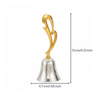 Zinc Alloy Bell Long-Lasting Handheld Bell Rust-Resistant