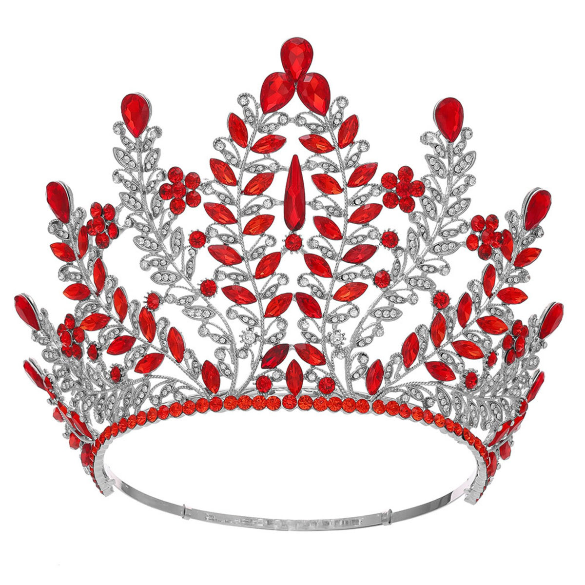 Full Circle Pageant Crown Sparkling Crystal Gemst Single S Baroque Crystal Tiara Baroque Wedding Headpiece Vintage Inspired