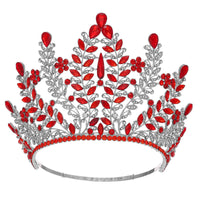 Full Circle Pageant Crown Sparkling Crystal Gemst Single S Baroque Crystal Tiara Baroque Wedding Headpiece Vintage Inspired