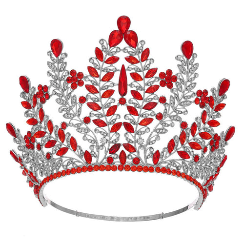 Full Circle Pageant Crown Sparkling Crystal Gemst Single S Baroque Crystal Tiara Baroque Wedding Headpiece Vintage Inspired
