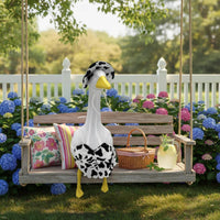 Cow Print Goose Outfit Couple Design Goose Costume Set Outdoor Decoration