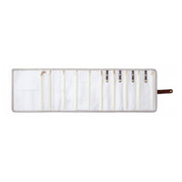 Vacation Jewelry Organizer Transparent Pockets Portable Jewelry Case Snap Closure Untangled Necklace Holder for Home Storage