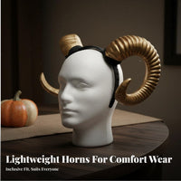 Devil Protrusion Headband Dimensional Antlers Devil Protrusion Hairband Cosplay Headwear Photo Prop Branch Headband Universal