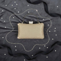 Rhinestone Evening Clutch Dazzling Rhinestone Clutch Hard Case for Formal Event