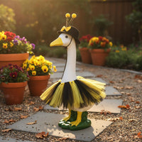 Bee-Themed Goose Outfit Black and Yellow Bee Themed Goose Outfit Washable