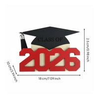 Class of 2026 Currency Holder Keepsake Graduation Cap Currency Box Tassel Accent