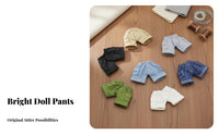 Doll Pants Cute Design Miniature Doll Design Miniature Cargo Trousers for Setups
