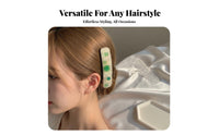 Crystal Hair Fastener Fashionable Shimmering Duckbill Fastener Jeweled Hair Pin Sparkling Crystals Shimmering Metal Hairpin