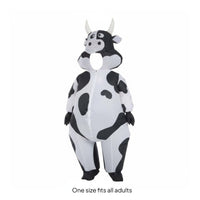 Inflatable Cow Costume Cute Cow Inflatable Suit Eye-Catching for Festival, Event