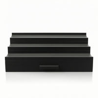 Wooden Display Rack with Drawer 3-Tier Cologne Stand Sturdy for Retail Counter