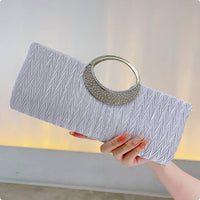 Rhinestone Clutch Light Luxury Glitter Evening Clutch Dressy for Wedding, Women