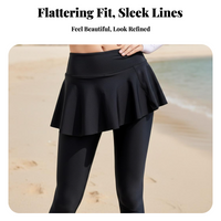 High waist swim pants, sun protection