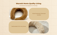 Plush Headband Soft Women Winter Random Color