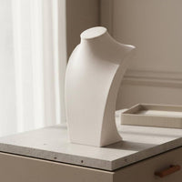 Necklace Display Bust Stable Base Necklace Bust Stand Mannequin Neck Stand Abrasion Protection Neckpiece Display Model