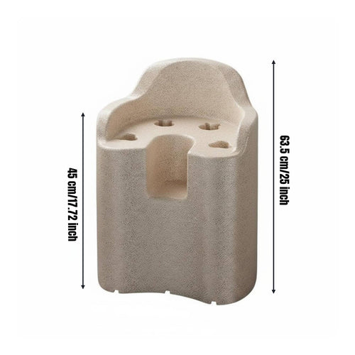 Expanded Polypropylene Shower Chair Waterproof Ergonomic Shower Seat Lightweight