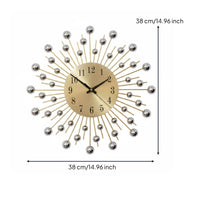 Glowing Burst Wall Sunburst Timepiece Modern Glowing Burst Sunburst Timepiece
