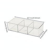 Hinge-Lid Storage Box Rectangular Plastic Container Glossy