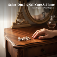 Press On Nails, Honey Spotted, Iridescent, Autumn Nail Art