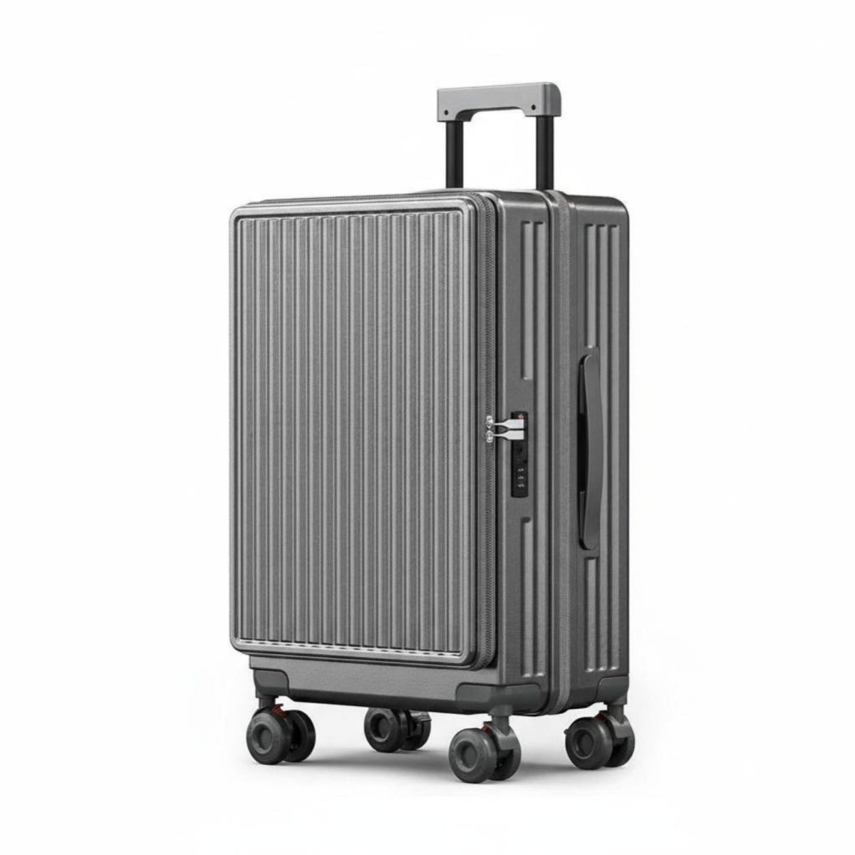 Front-Accessibleing Hardside Suitcase Long-Lasting Construction Wheeled Cabin