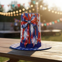 Independence Day Hat Digital Printed American Flag Top Hat Lightweight