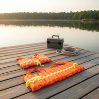 Foam Life Vest Inflation-without Portable Flotation Vest High Visibility