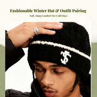 Double-Layered Winter Hat, Soft, Breathable