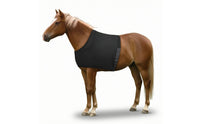 Horse Vest with Velcro Anti-Rub Horse Bib Shoulder Guard Breathable Stretch for Horses, Stable, Grooming