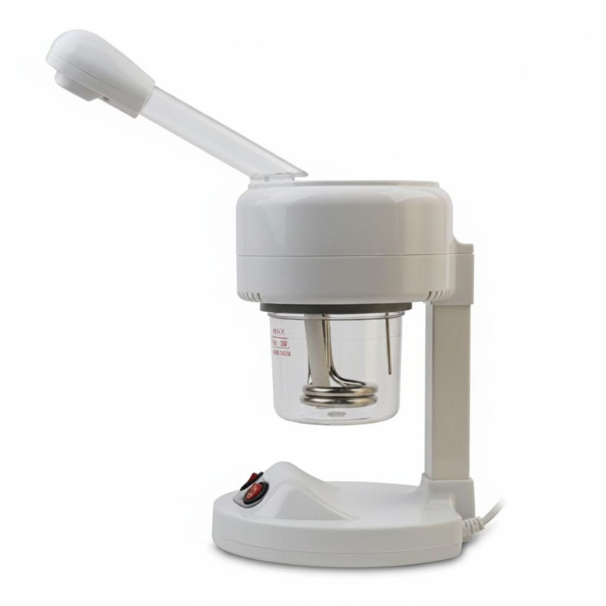 Press Screen Face Steamer Digital Display Beauty Appliance LED Light