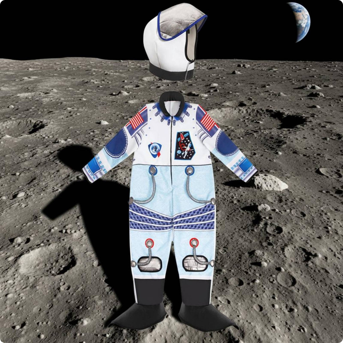 Kids Astronaut Costume Shoulder Strap Children's Dress-Up