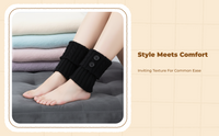 Ankle Socks, Warm Tube, Unisex, Breathable, Black, cream