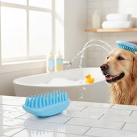 Dog Bath Brush Sensitive Skin Friendly Pet Shampoo Brush Waterproof for Grooming