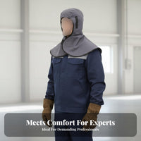 Long-Lasting Material Retardant Metalwork Hood Adjustable Fit Metalwork Hood Breathable for Welders, Industrial Workers