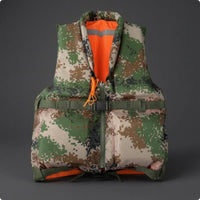 Training Life Vest High Collar Safety Gear Reflective Stripe