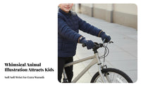 Warm kids' Winter Gloves Soft and Comfortable Fleece Lined children's Gloves Skin-Friendly for Boys, Parents, Cycling, Cold Weather, Outdoor