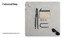 Stylish Chain Bag Liner and Strap Set Easy to Install Toiletry Pouch Conversion Kit Long-Lasting for Women, Travelers, Purses, Daily Use