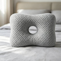 Pillow with Ear Hole Ergonomic Side Sleeping Pillow Soft for Bed